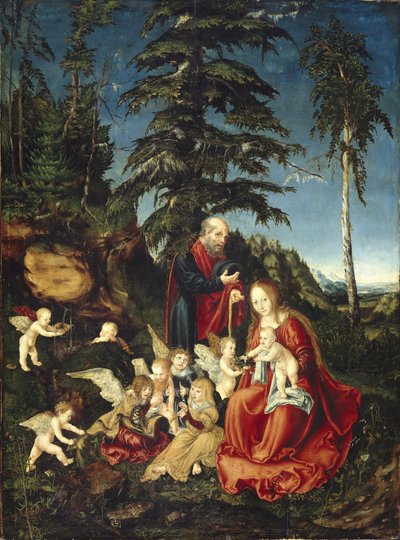 The Rest on the Flight into Egypt by Lucas Cranach the Elder